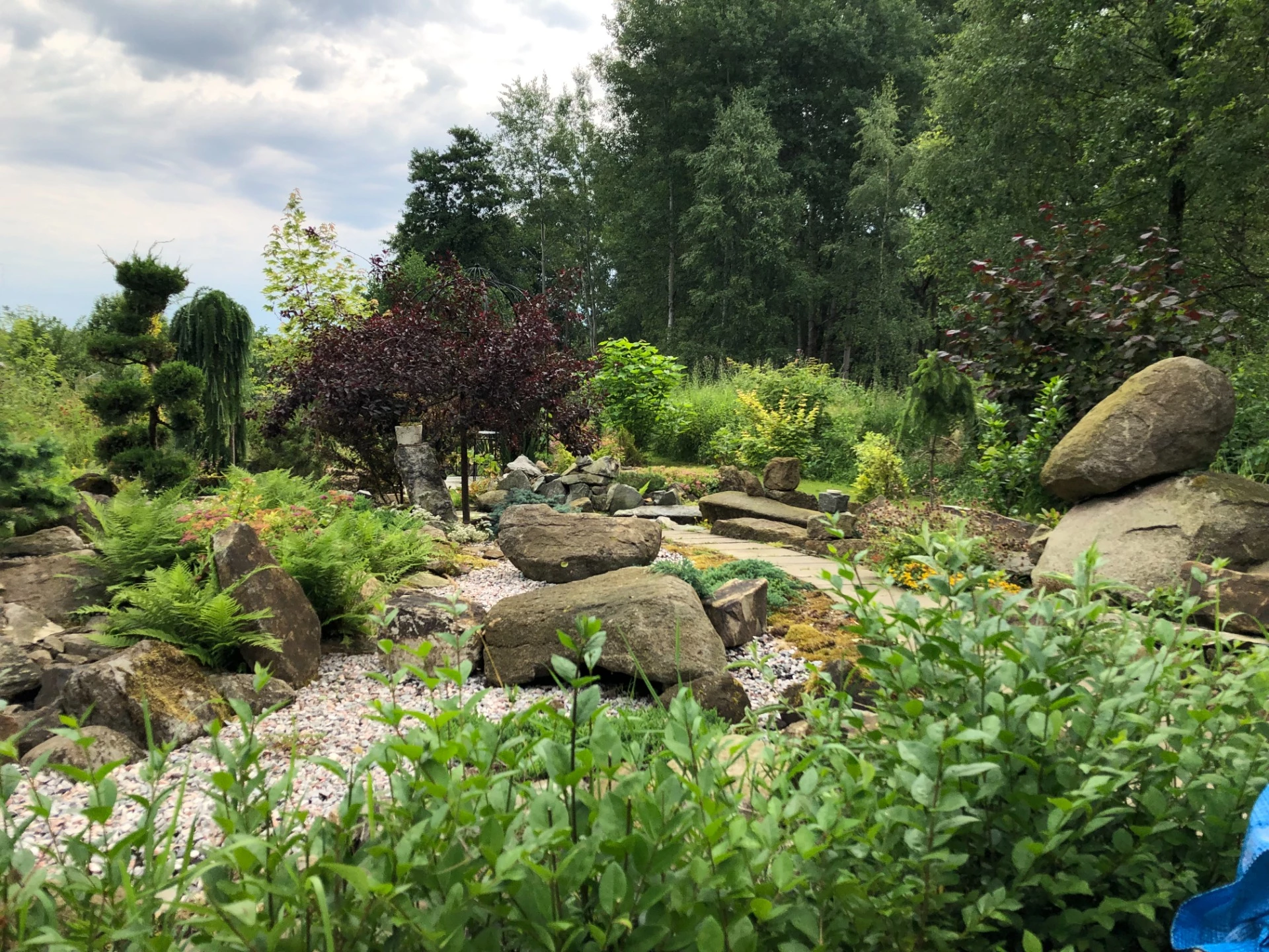 Zahradní architekt při práci